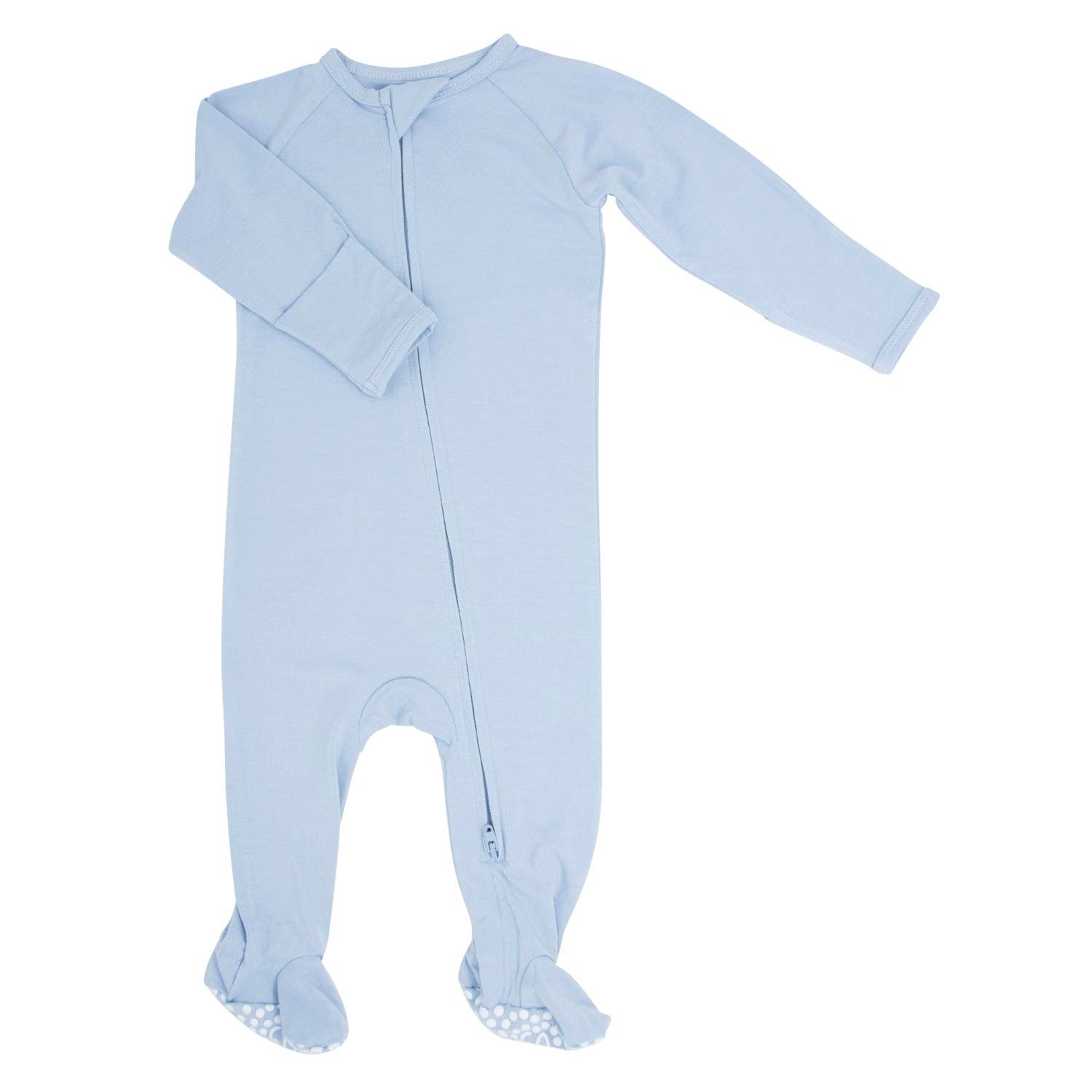 Zipper Footie - Dontes Blue