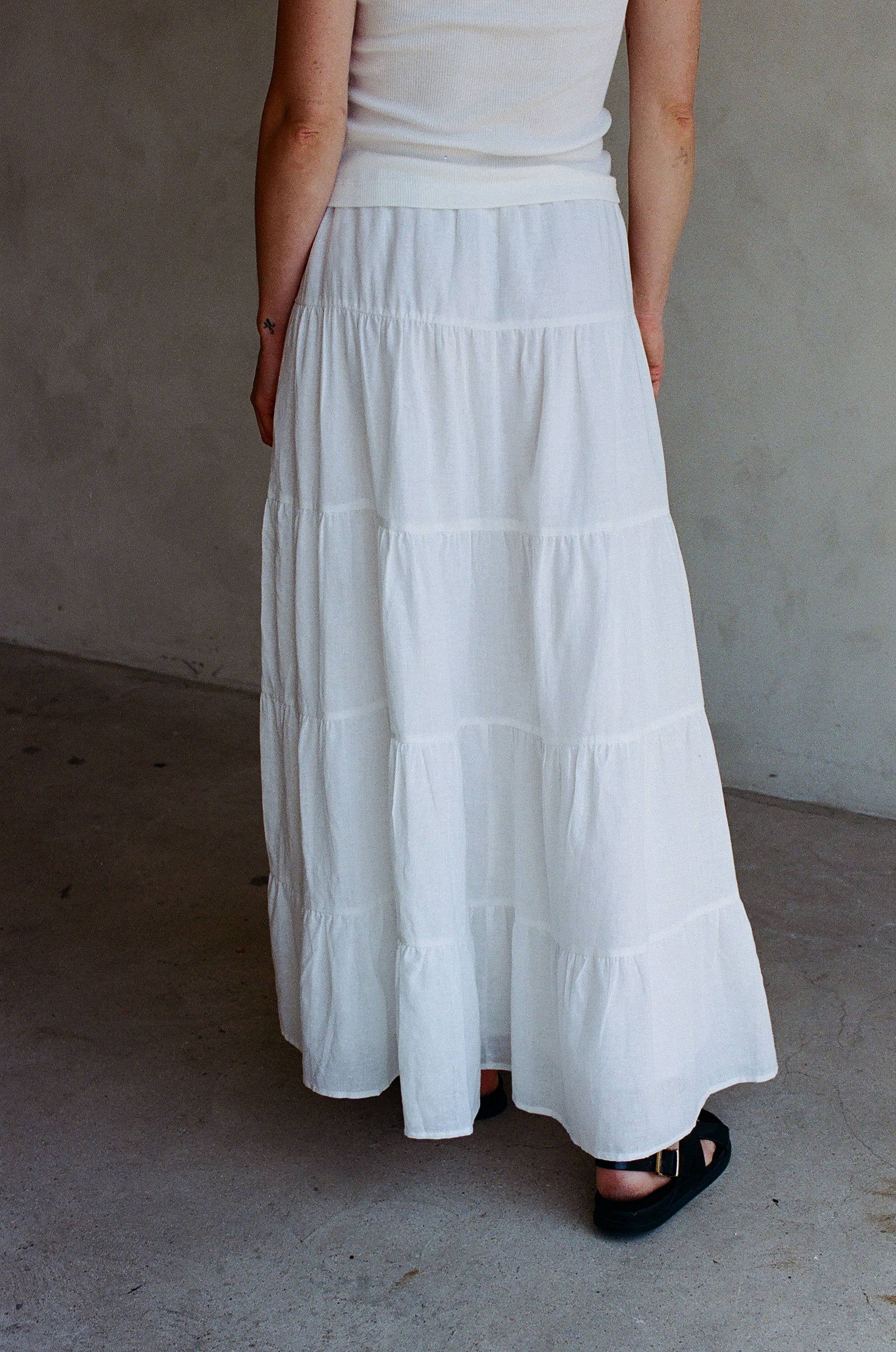 May Tiered Maxi Skirt