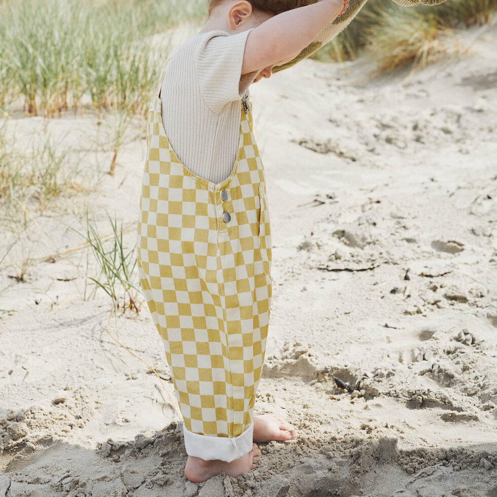 Checkerboard Dungarees