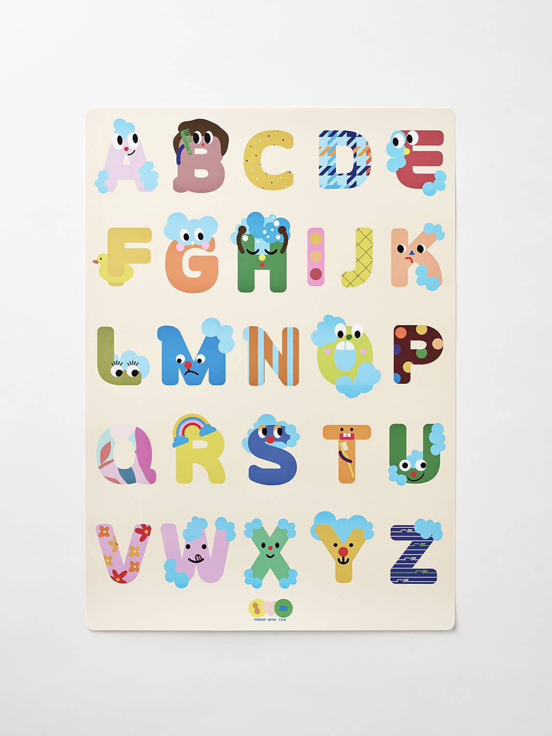 Creative Play Bath Stickers & Poster Set - Alphabet