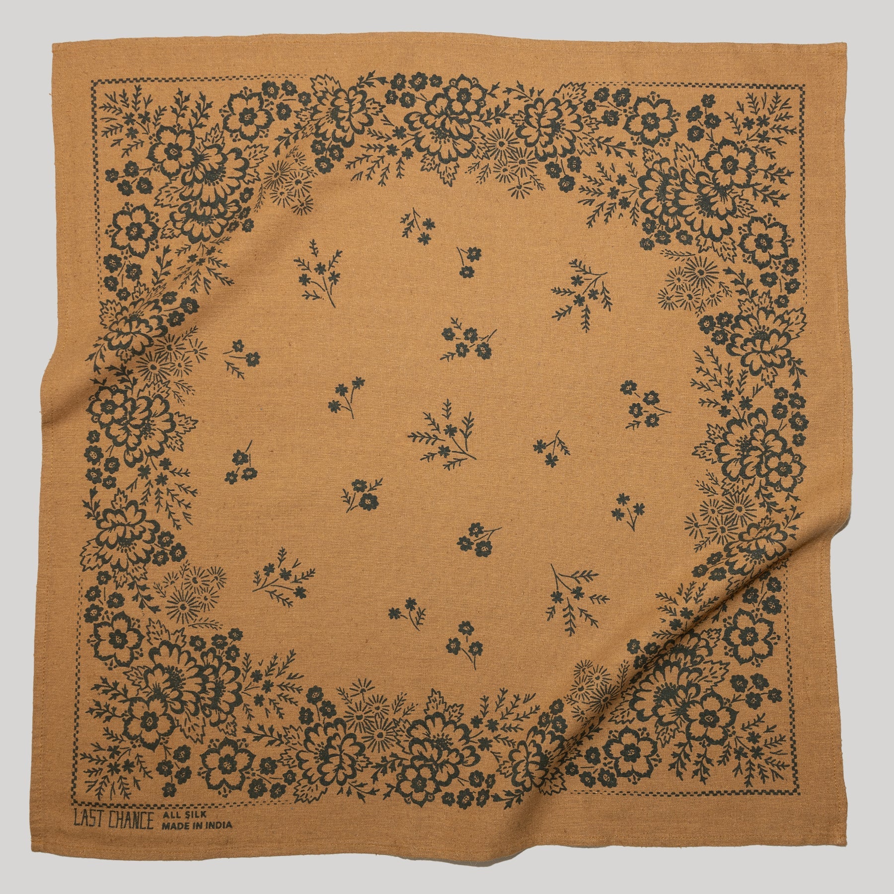 Natural Dye Silk Bandana