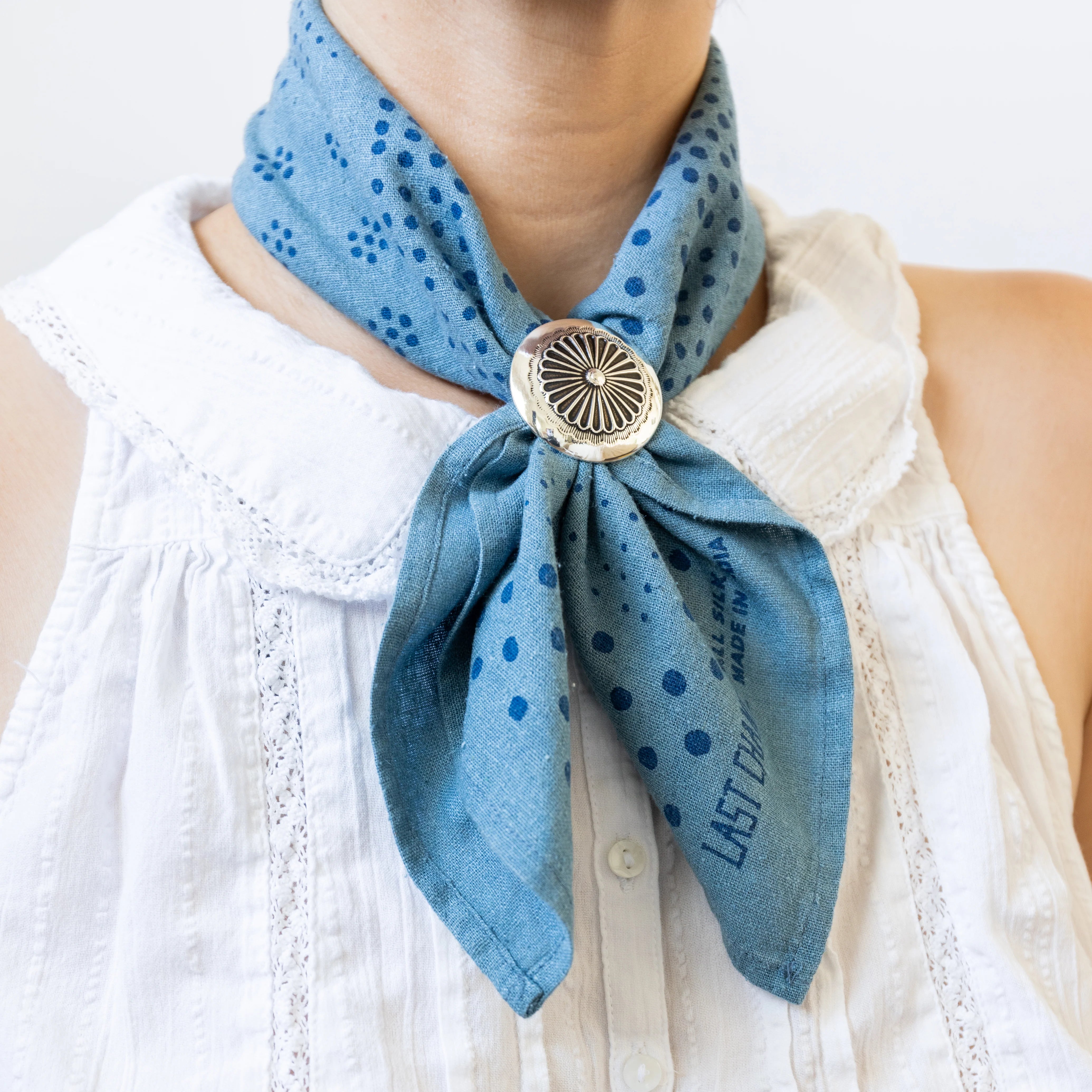 Natural Dye Silk Bandana