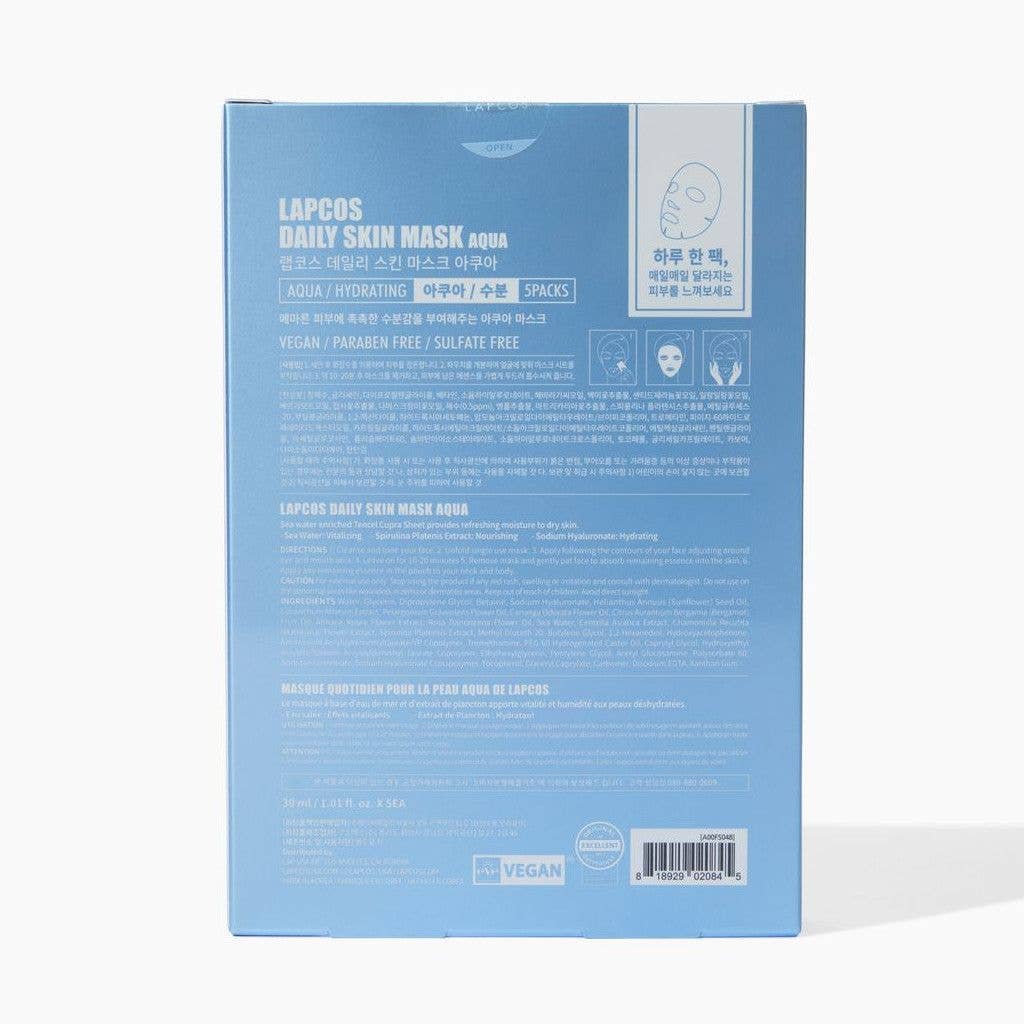 Aqua Daily Sheet Mask 5-pack