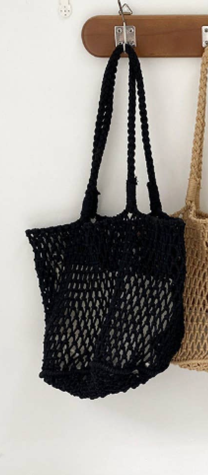 Cotton Woven Styled Shoulder Bag and Canvas Bag