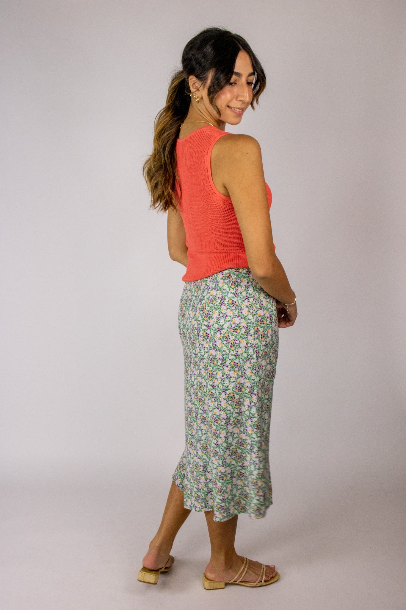 Little Luau Midi Skirt