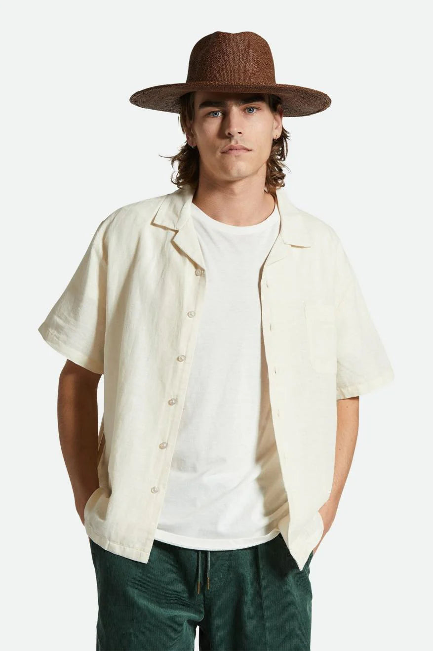 Bunker Linen Blend Button Up