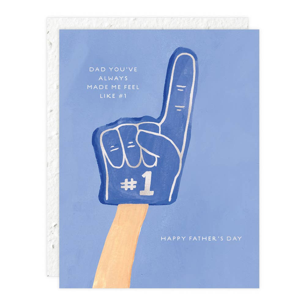 #1 Dad - Father's Day Card