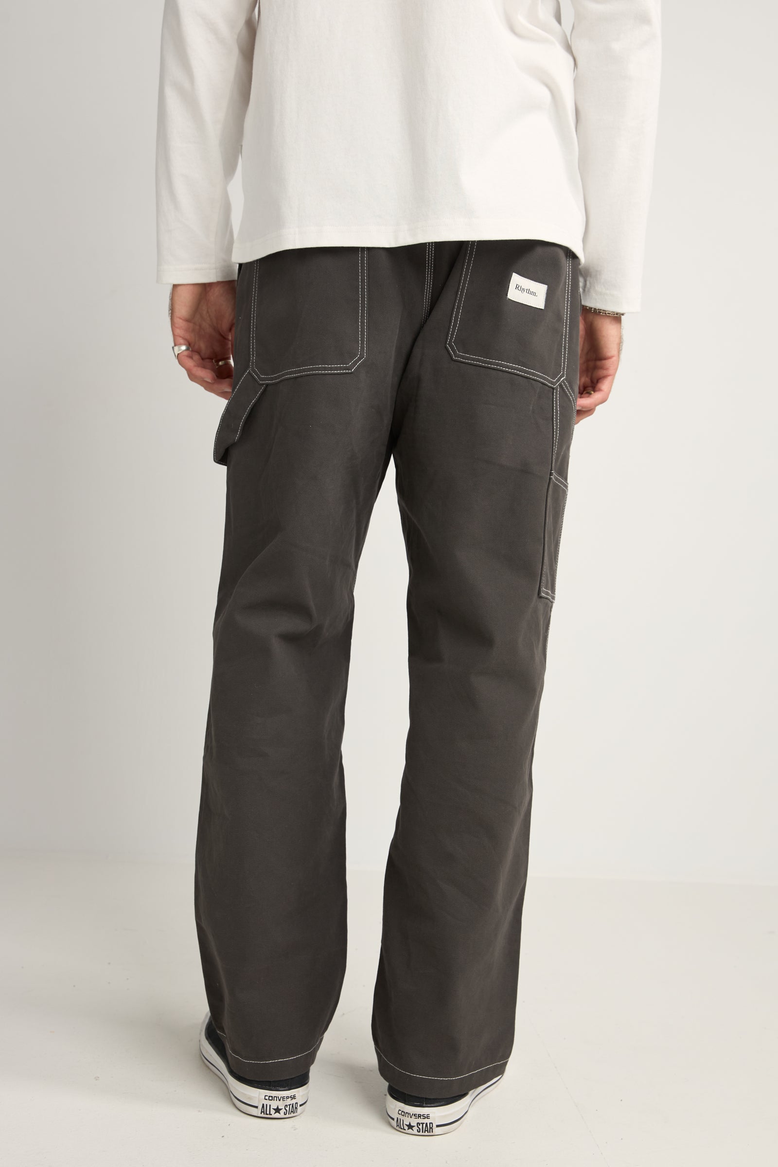 Contrast Stitch Carpenter Pant