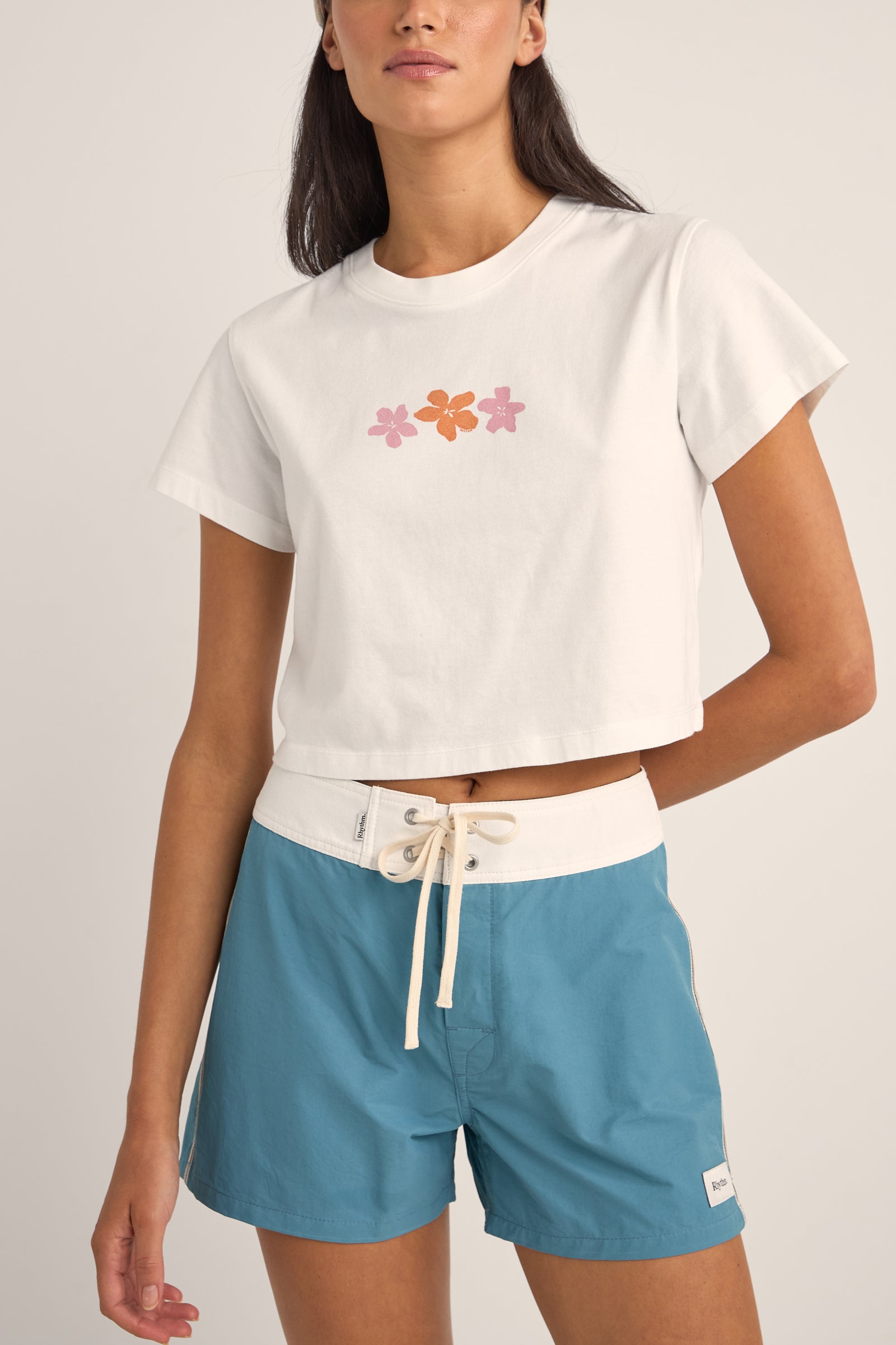 Crop crew tee