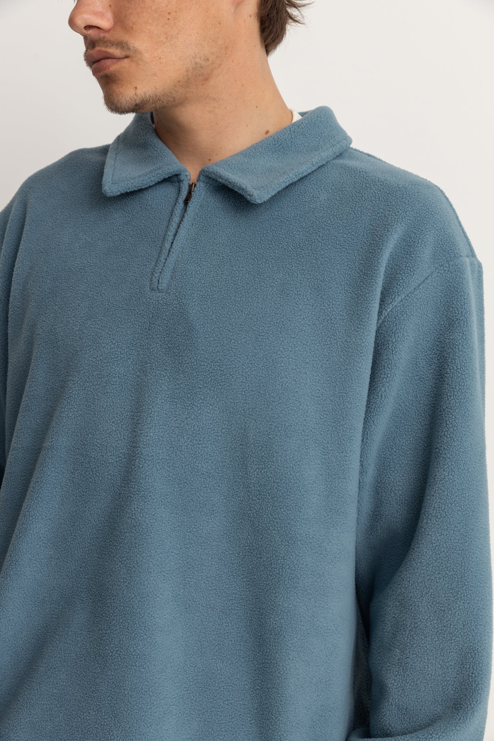 Oskar 1/4 Zip Reverse Fleece