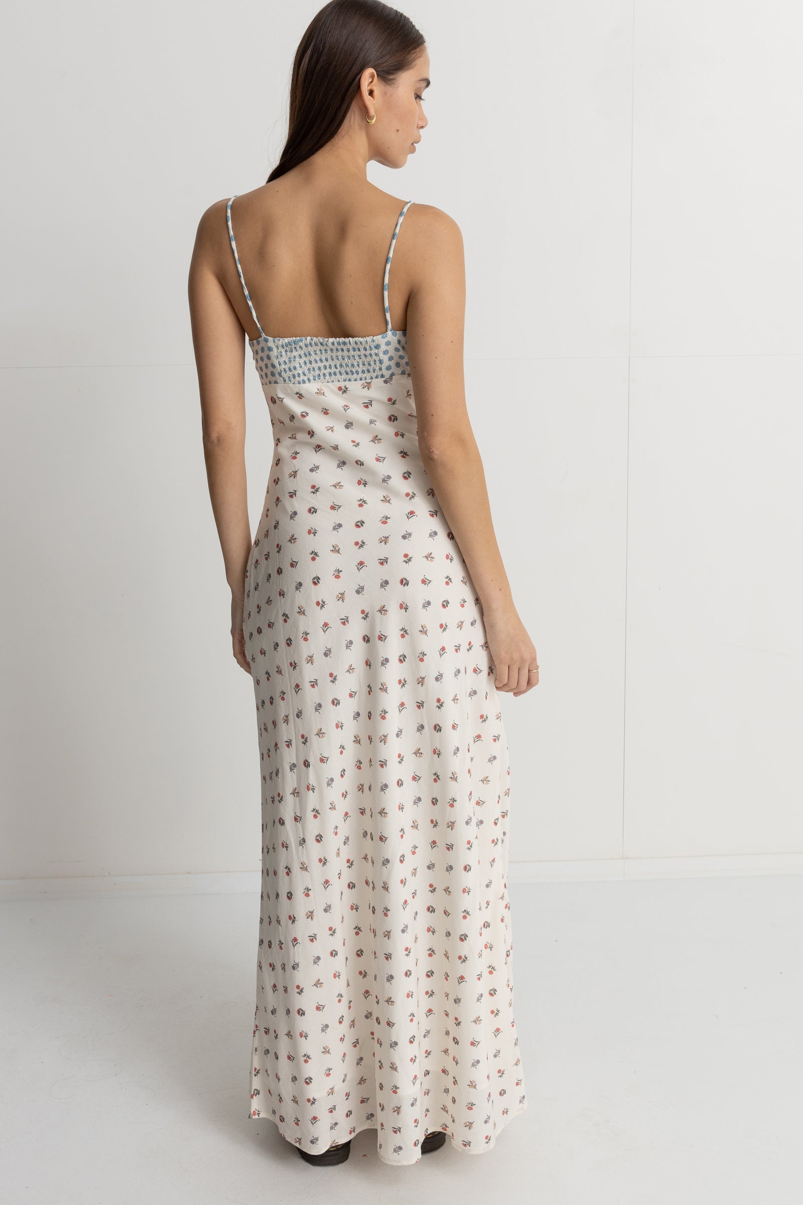 Harlow Floral Gathered Maxi Dress